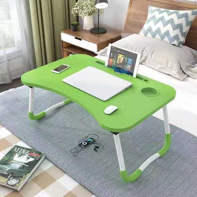 Bureau de lit vert-1