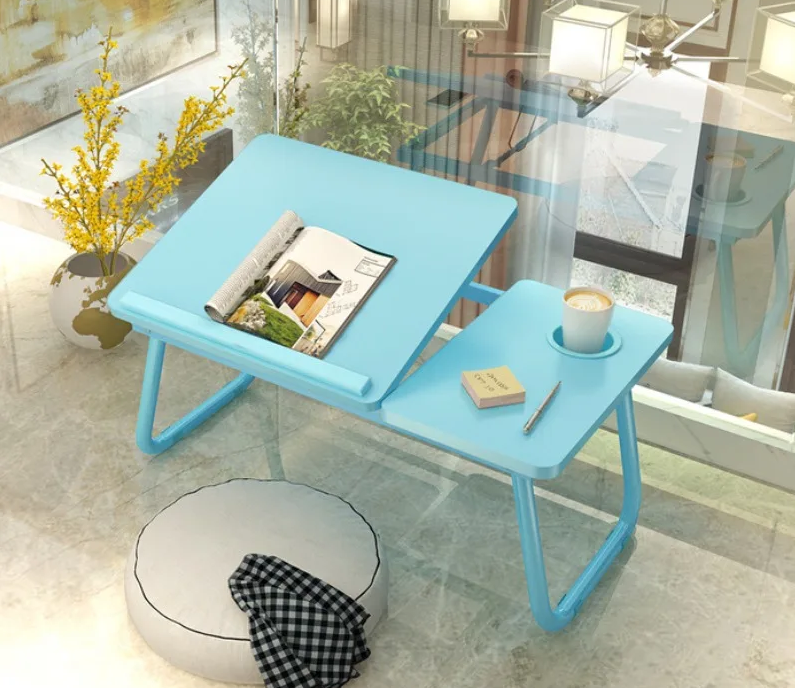 Bureau portable bleu 1