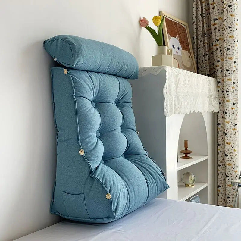 Coussin de lecture Bleu Royal 1