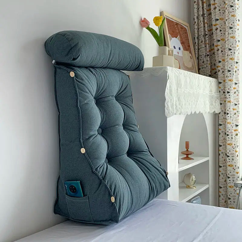 Coussin de lecture Gris foncé 1