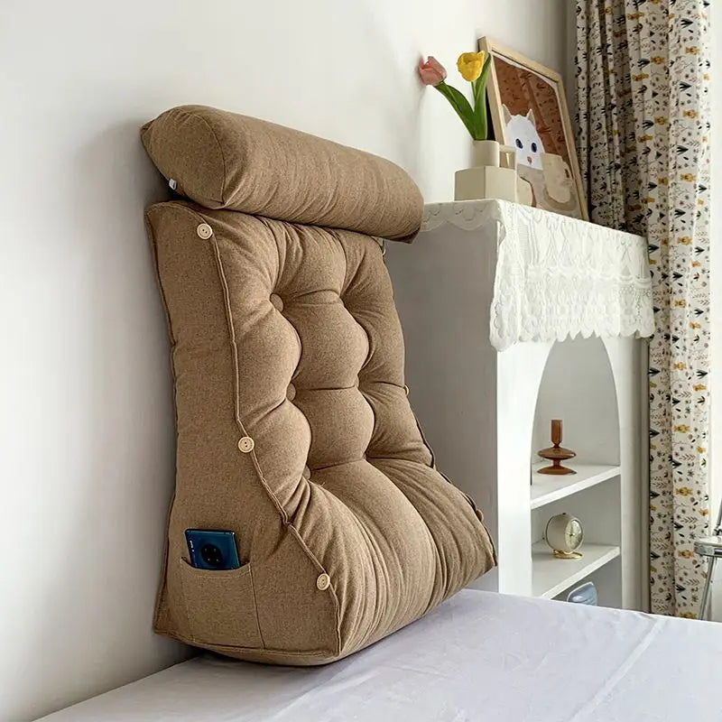 Coussin de lecture Kaki 1