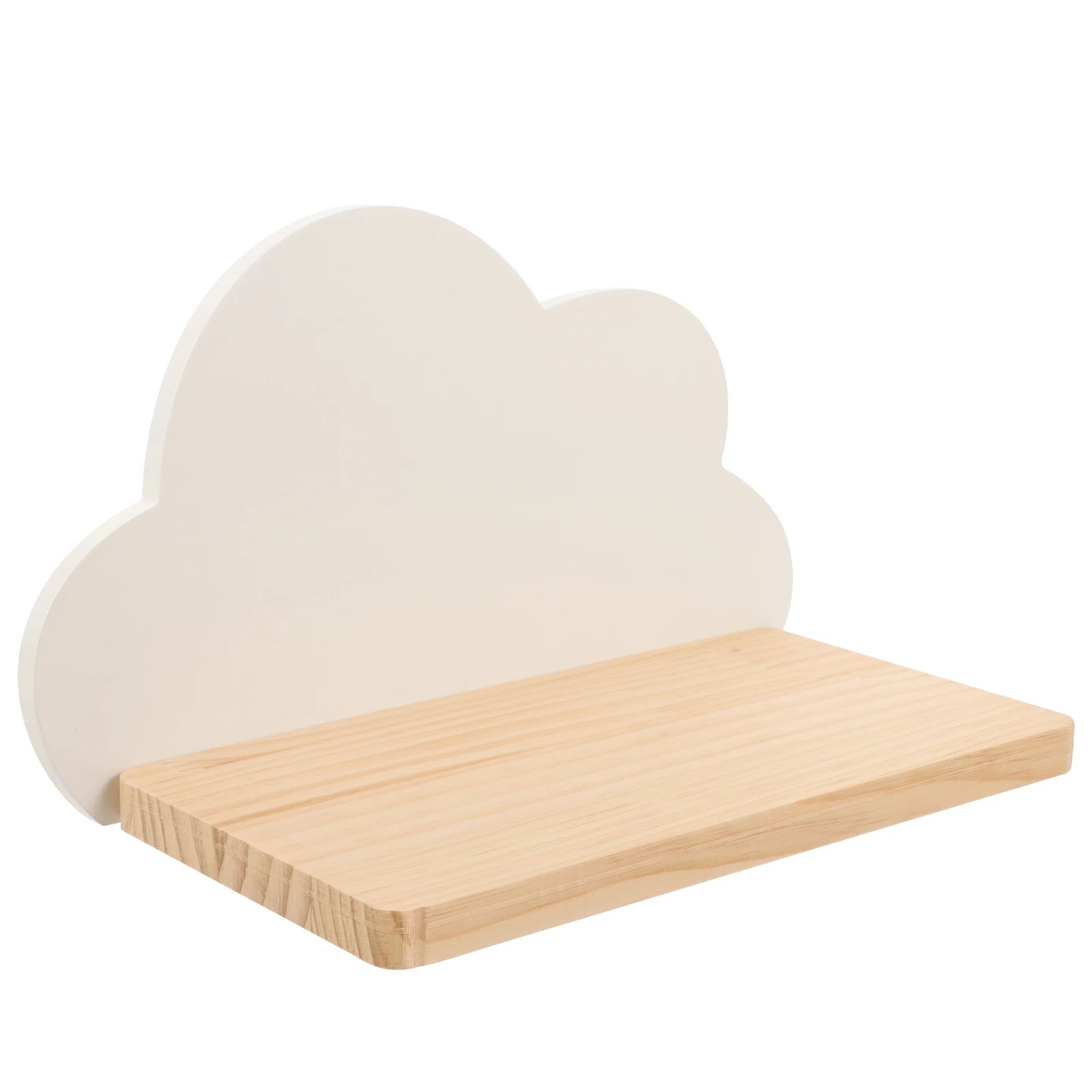 Étagère murale nuage en pin-1
