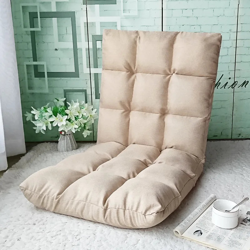 Fauteuil de lecture de sol Beige-1