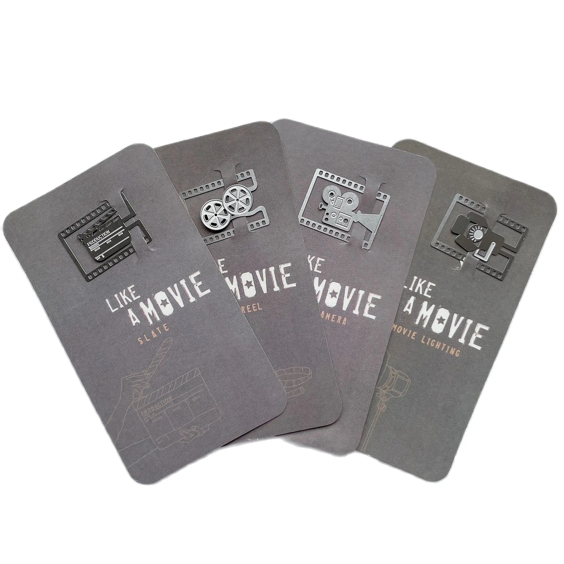 Lot de 4 Marque pages Cinéma-1