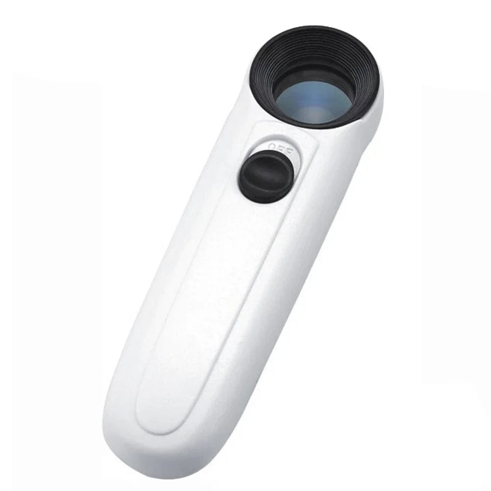 Loupe de lecture x40 avec lumière LED-1