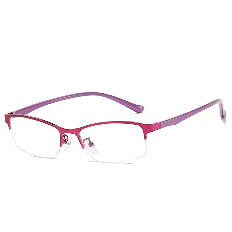 Lunettes pourpre en métal-1