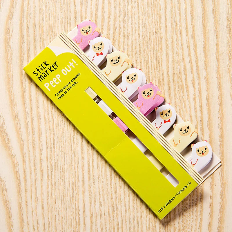 Marque page Autocollants Mouton-1