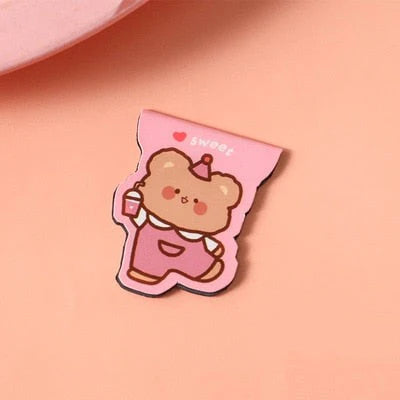 Marque page kawai Ours-1