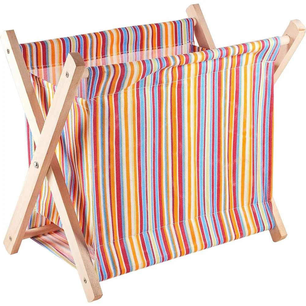 Porte revue en toile multicolor-1