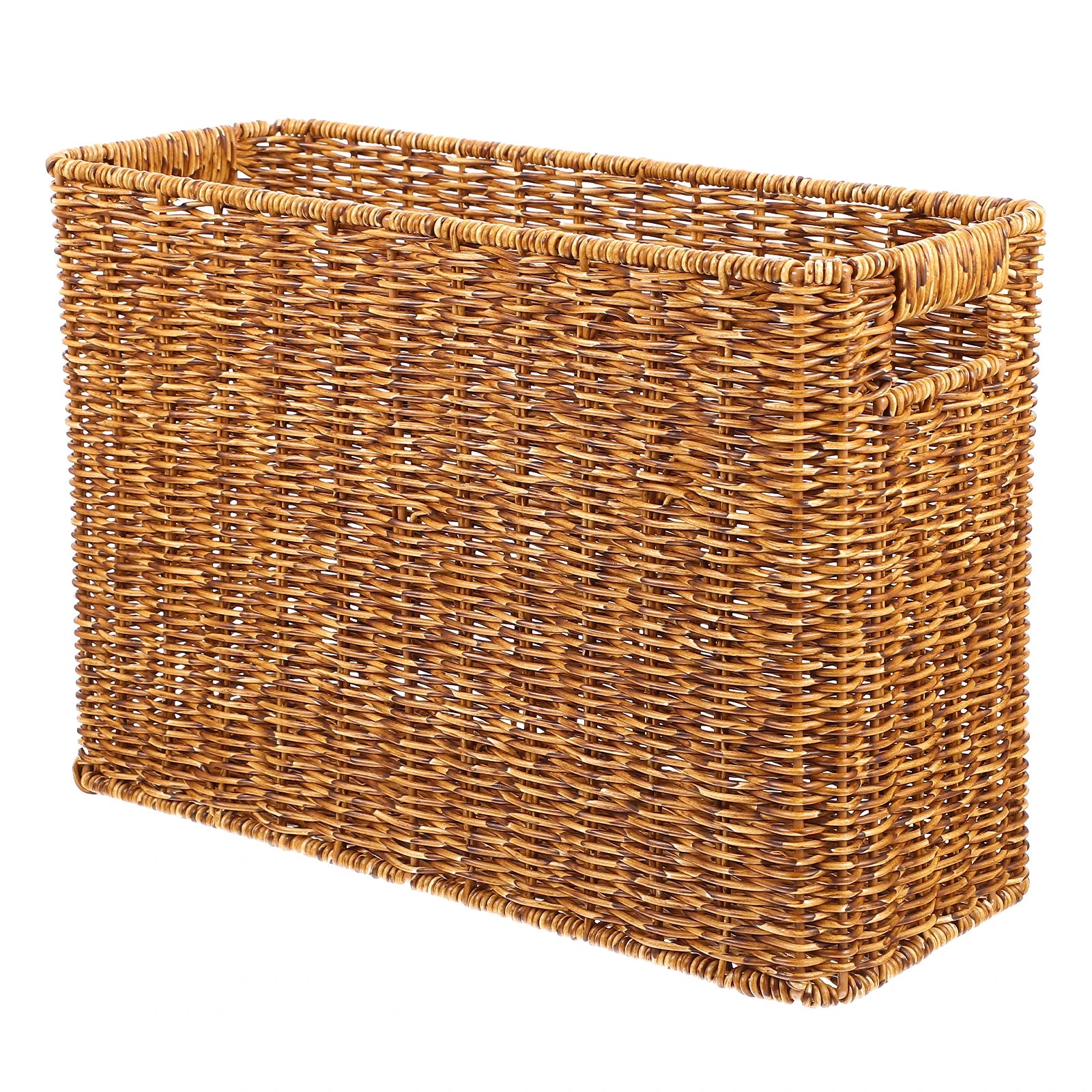 Porte revue rectangulaire en rotin-1