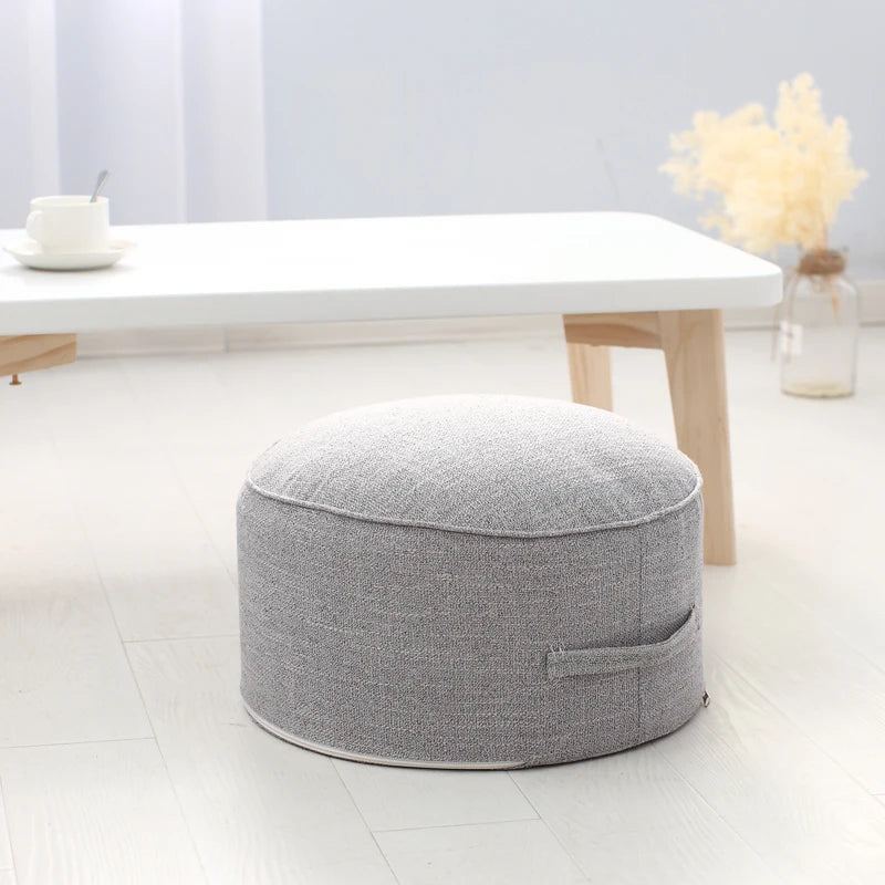 Pouf Gris-1