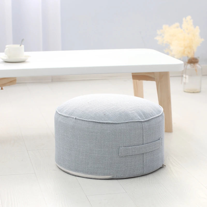 Pouf Gris clair-1