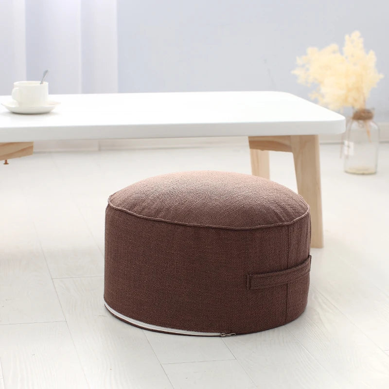 Pouf Marron-1