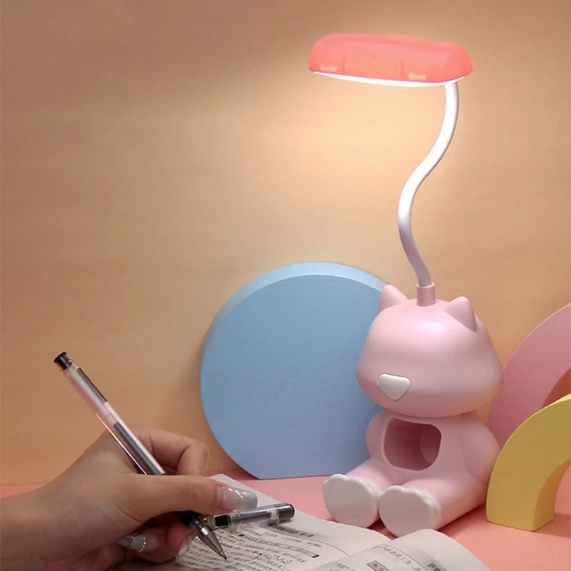 CreativLampe de lecture Chat Rose