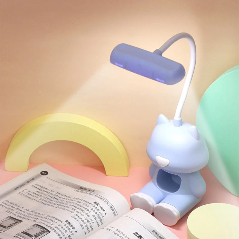 Lampe de lecture Chat Turquoise
