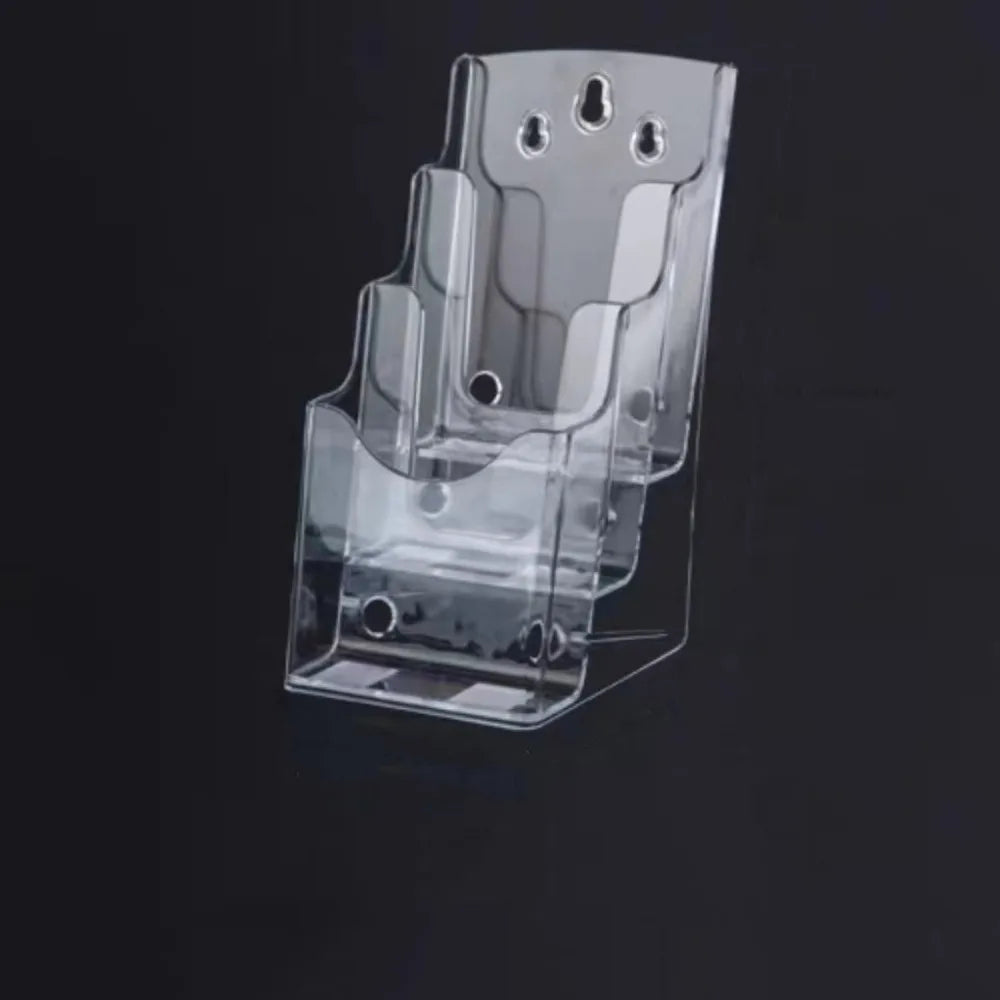 Porte Revue en acrylique transparent compartimenté