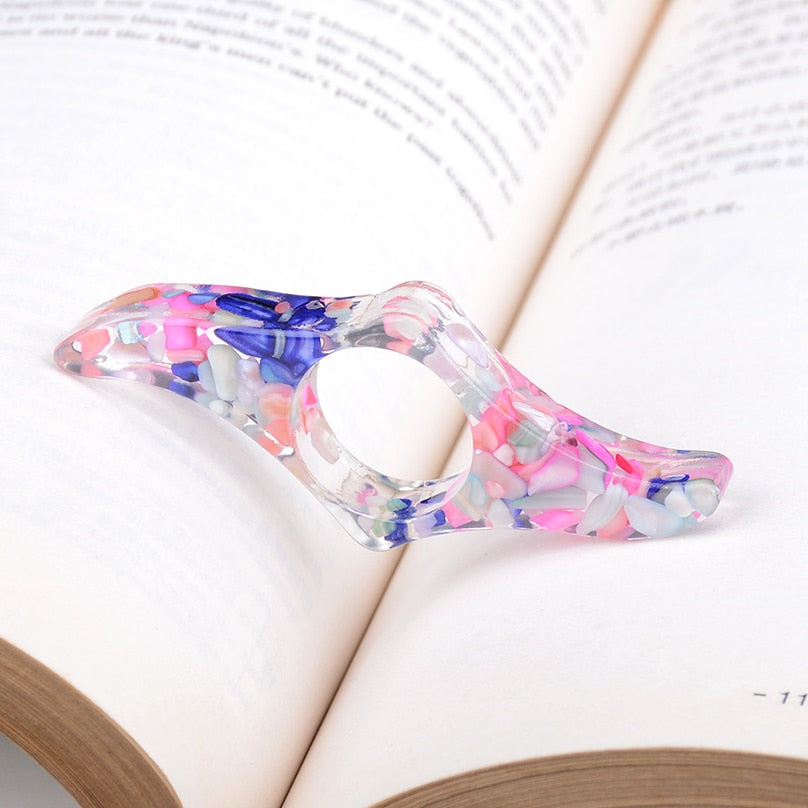 bague-de-lecture-fantaisie-petales-colorees-3-bague de lecture