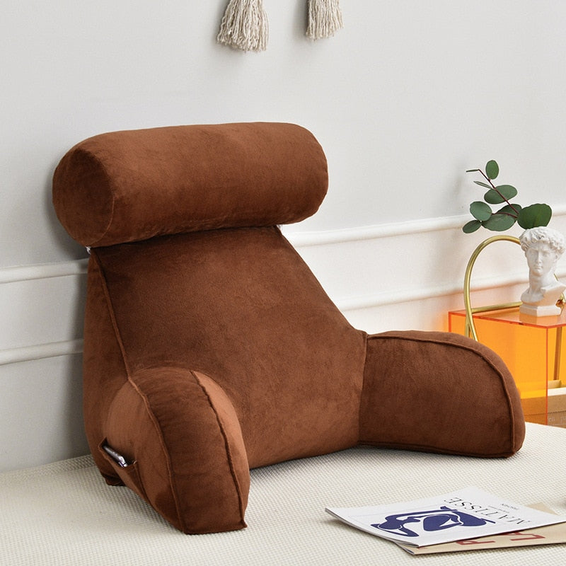 Coussin-de-Lecture-en-Velours-Marron1coussin de lecture2255801041172506-brown Plush