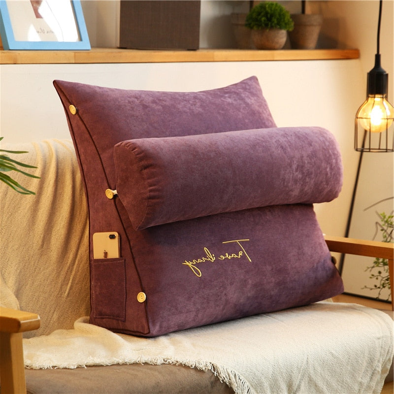 Coussin-de-Lecture-Ilivary-Velours2coussin de lecture3256804612896262-Embroidered purple-L 60x50x20cm