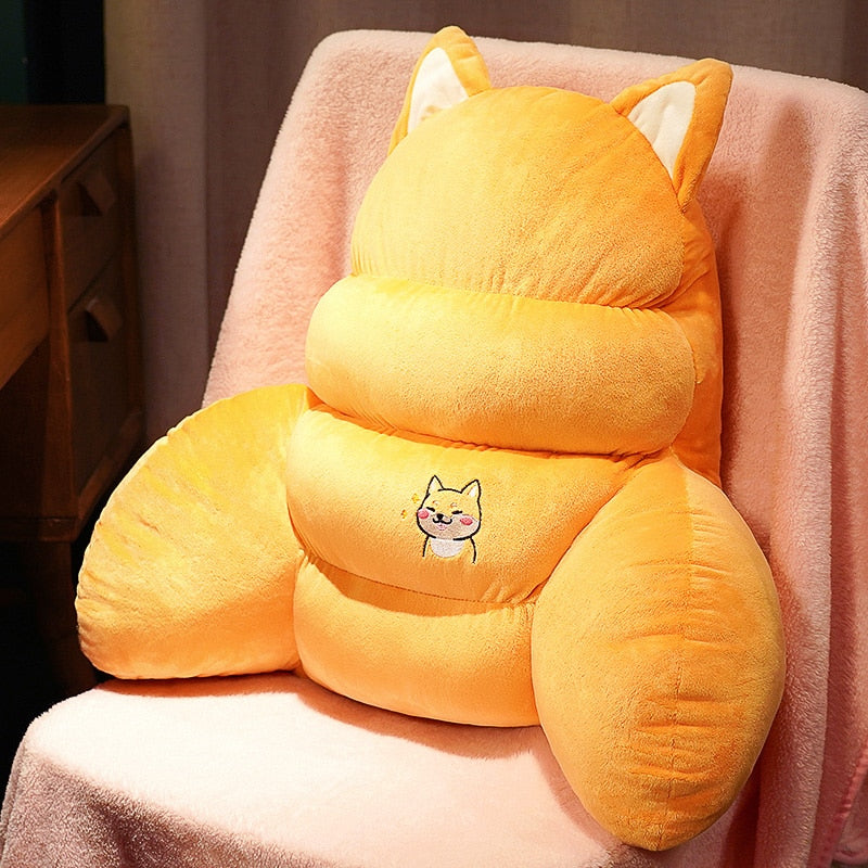 Coussin-de-Lecture-Moelleux-Chat1coussin de lecture3256804766165638-Yellow B-45x50cm