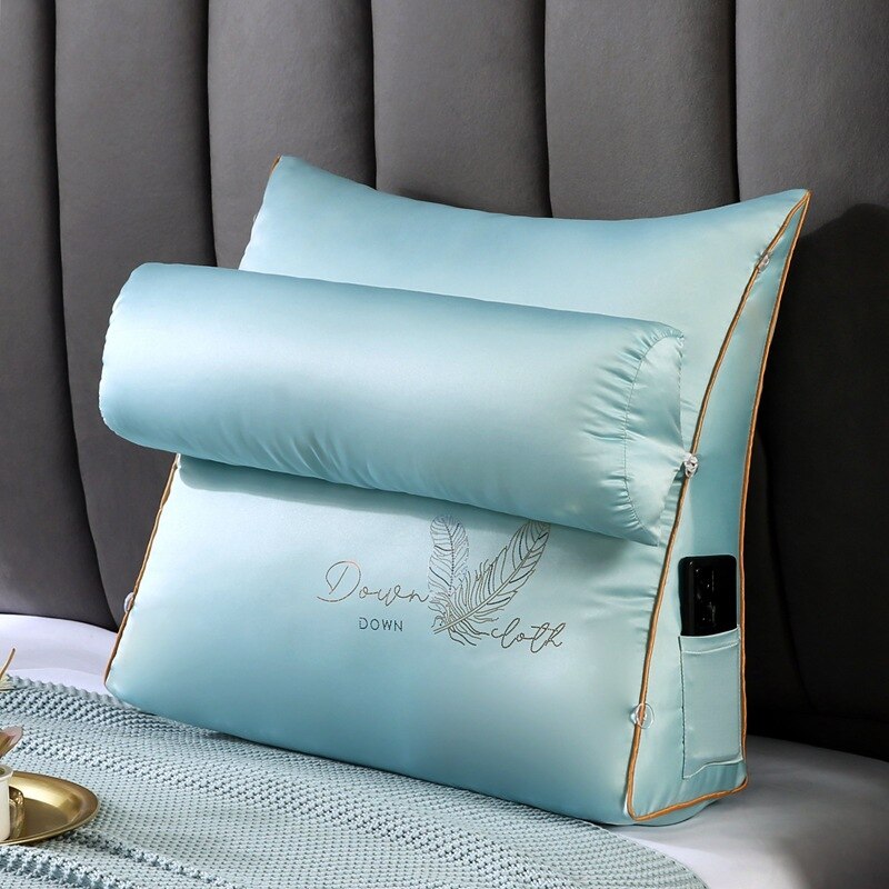 Coussin-de-Lecture-Prestige-Bleu-Ciel1coussin de lecture3256804612896262-yazhi green-L 60x50x20cm