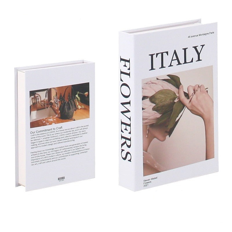 faux-livre-italy-flowers-1-Faux livre