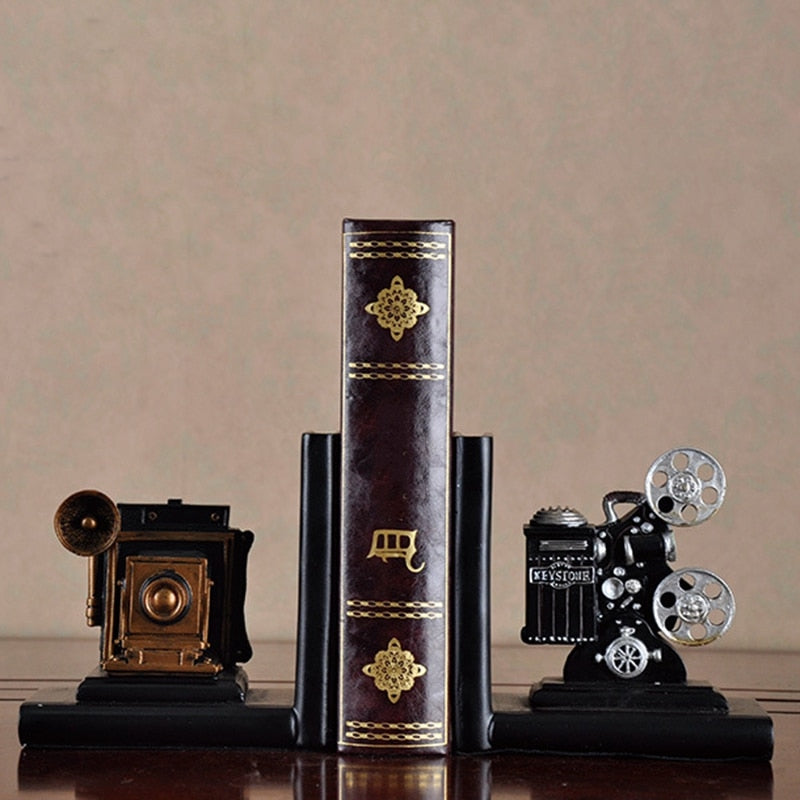 Serre-Livre-Appareil-Photo-Retro3serre-livres3256803192079699-Black