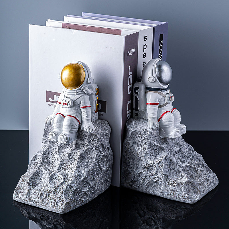 Serre-Livre-Astronaute-Observateur-Argente2serre-livres3256803403800945-A-Silver red