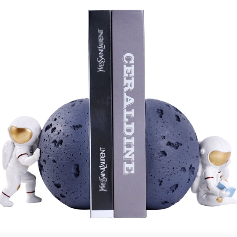 Serre-Livre-Astronaute-Planete-Bleu-Gauche3serre-livres3256803961503371-B2
