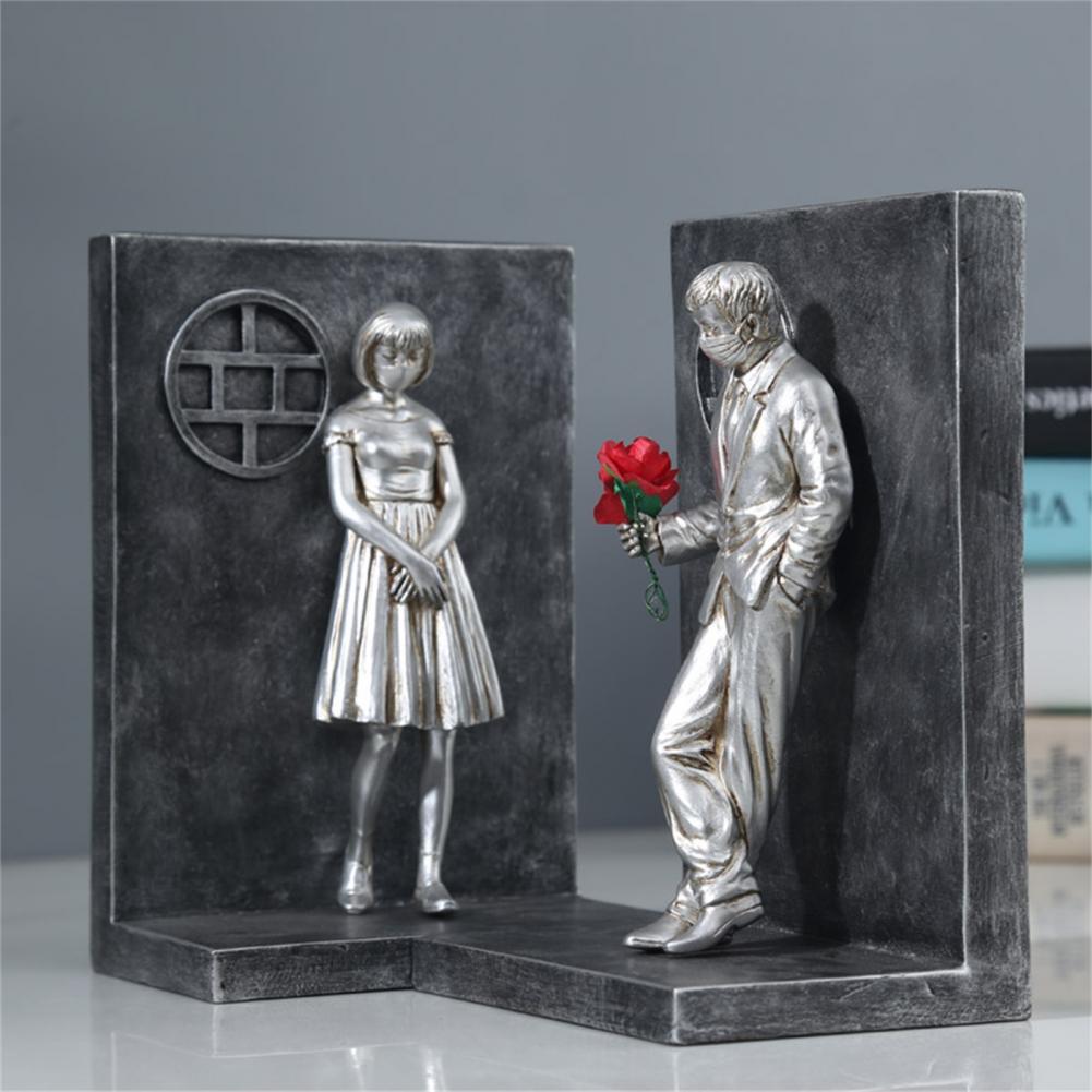 Serre-Livre-Banksy-Amoureux-Argente1serre-livres3256804164163656-Silver