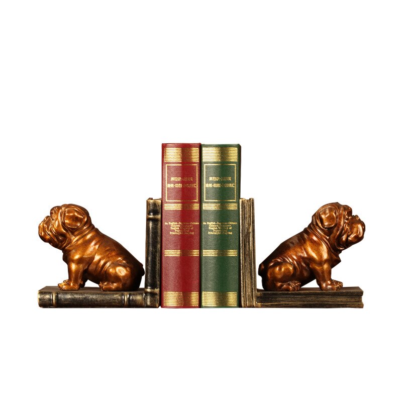 Serre-Livre-Bebe-Bulldog-Dore6serre-livres3256805272158435-Gold -1pcs