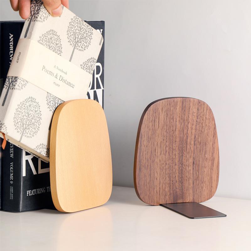 Serre-Livre-Bois-Classique-Noyer5serre-livres3256805015125689-brown