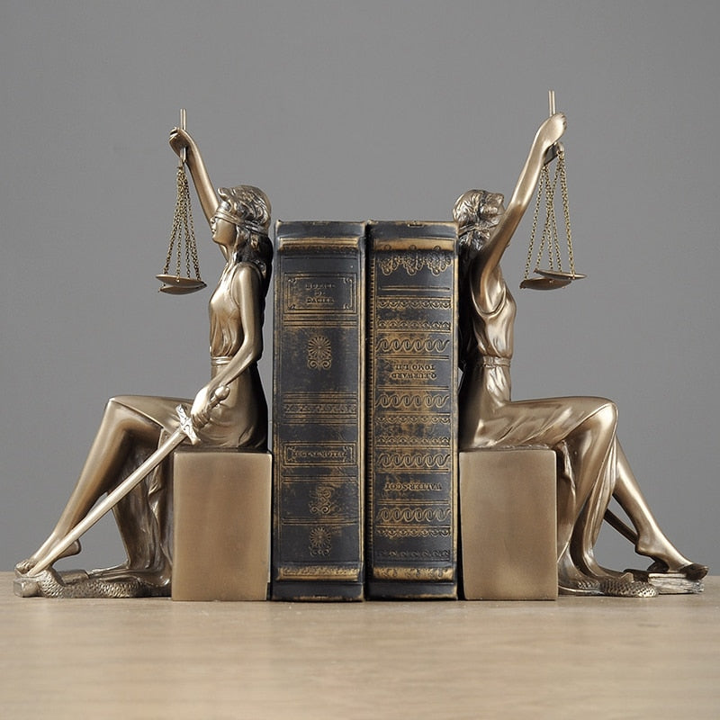 Serre-Livre-Bronze-Justice-Assise1serre-livres3256804603861162-1 pc