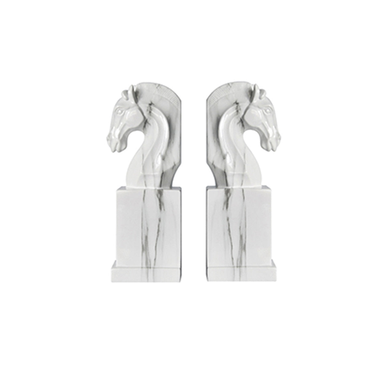 Serre-Livre-Chevaux-de-Lumiere2serre-livres3256804706772317-one pair white-China