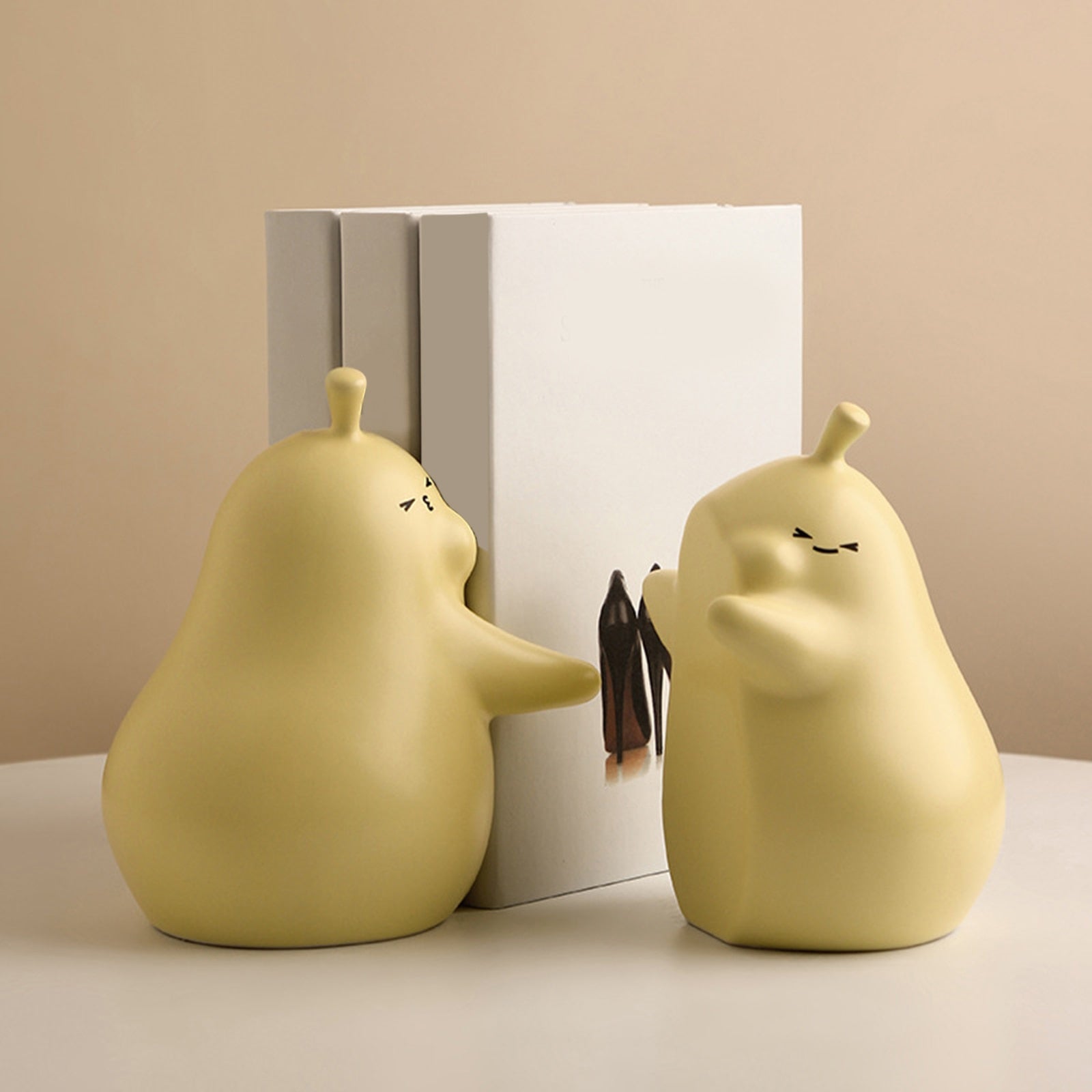 Serre-Livre-Enfant-Poire-Jaune7serre-livres3256804909740446-B Yellow