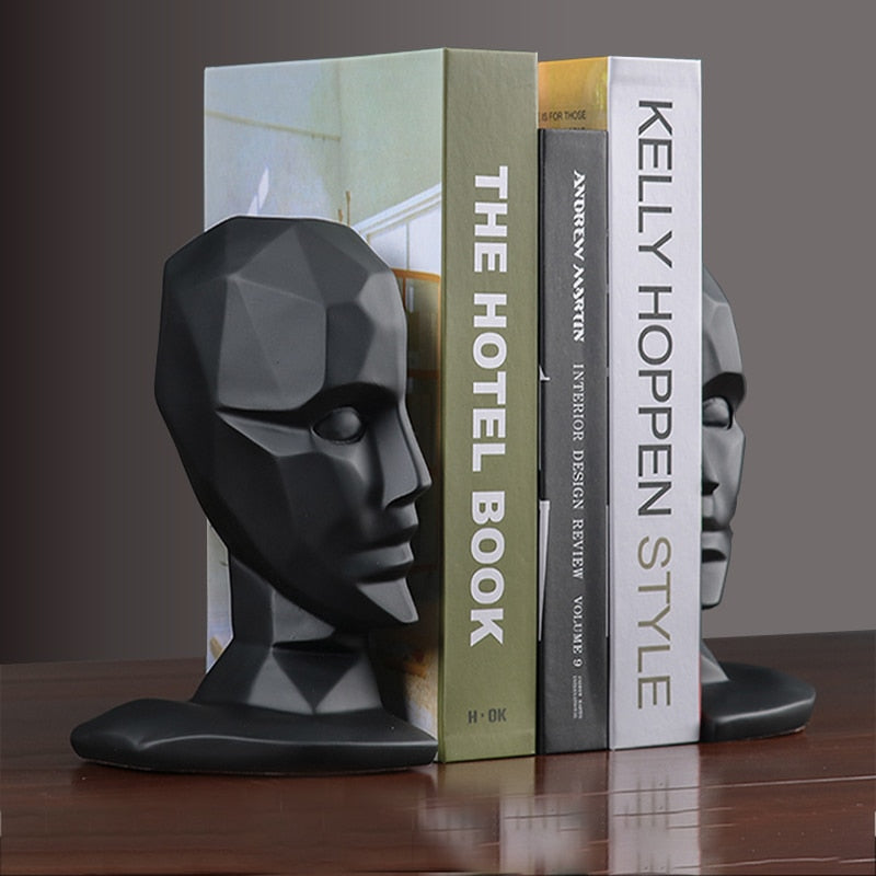 Serre-Livre-Visage-Geometrique-Noir1serre-livres3256802090477131-A