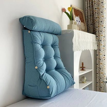 Coussin de lecture Bleu Royal 1 