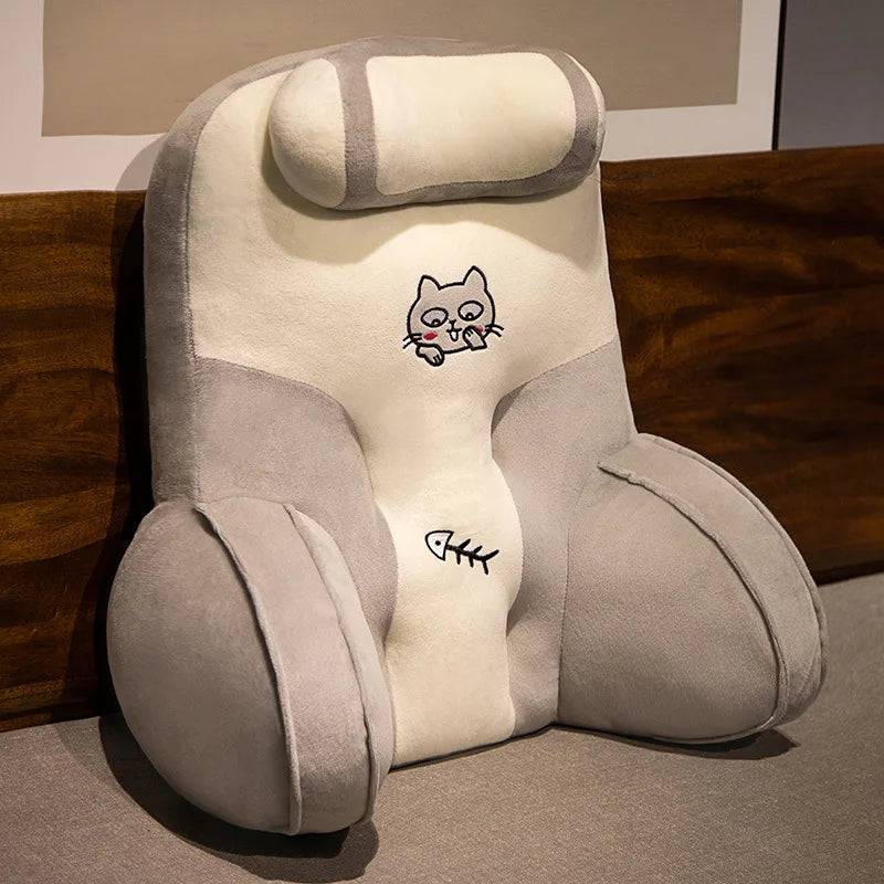 Coussin de lecture style manga Chat 1 