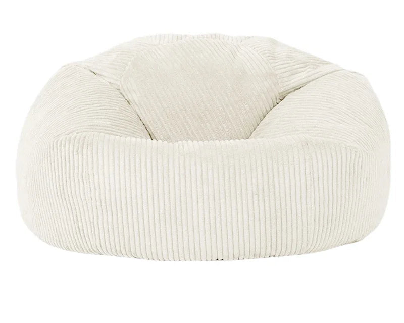 Coussin de sol velours Beige clair-1