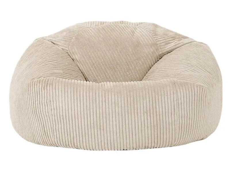 Coussin de sol velours Beige foncé-1