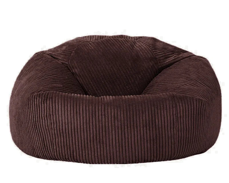 Coussin de sol velours Marron-1