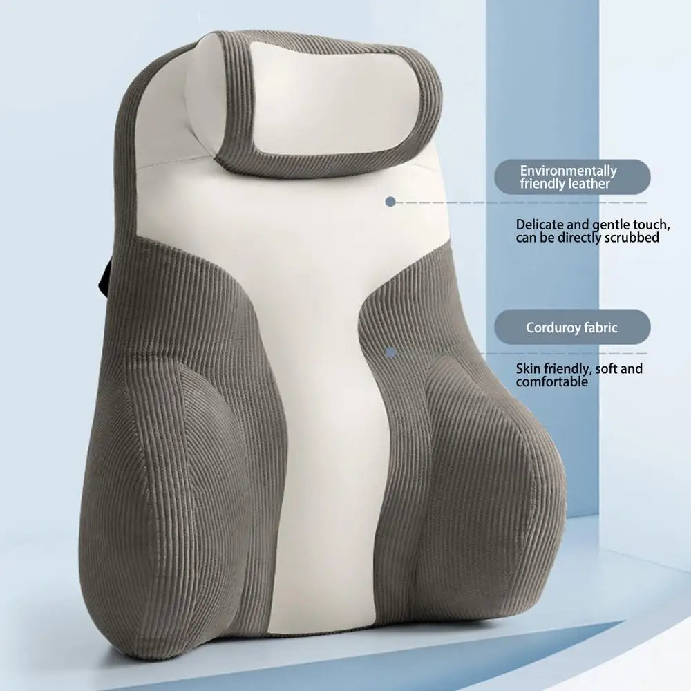 Coussin ergonomique blanc gris 5

