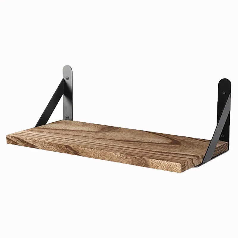 Étagère murale en bois vernis Moyenne-1