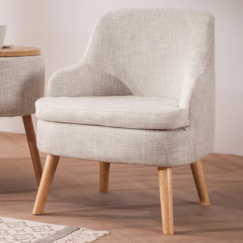 Fauteuil de lecture Style Nordique Beige-1