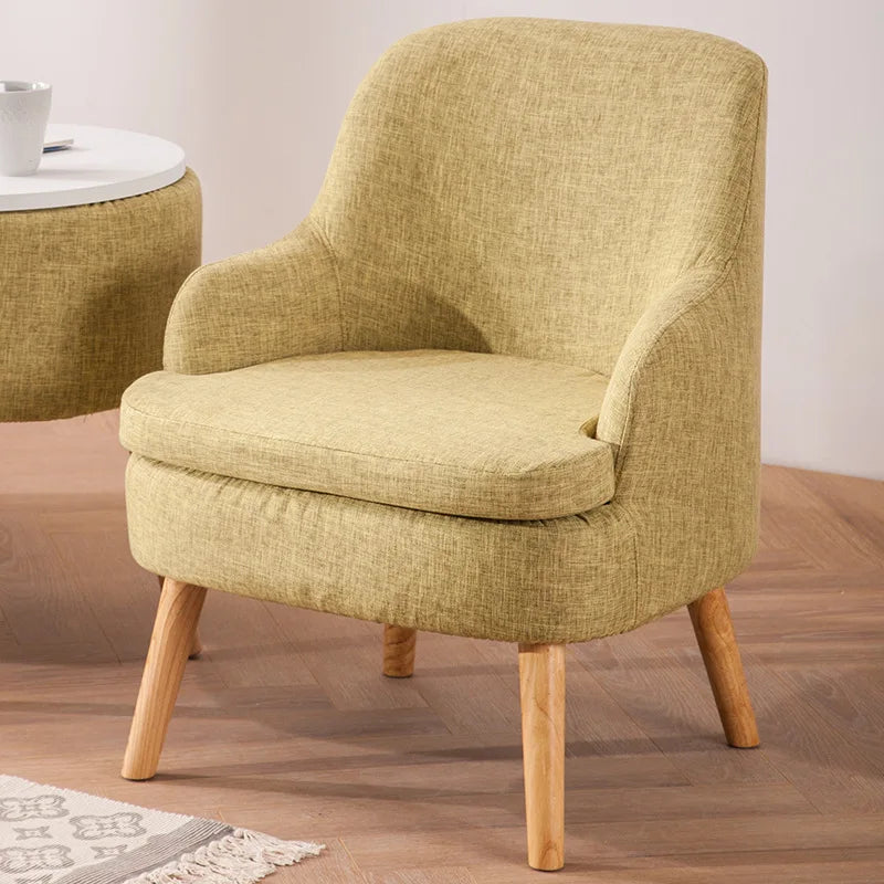 Fauteuil de lecture Style Nordique Vert-1