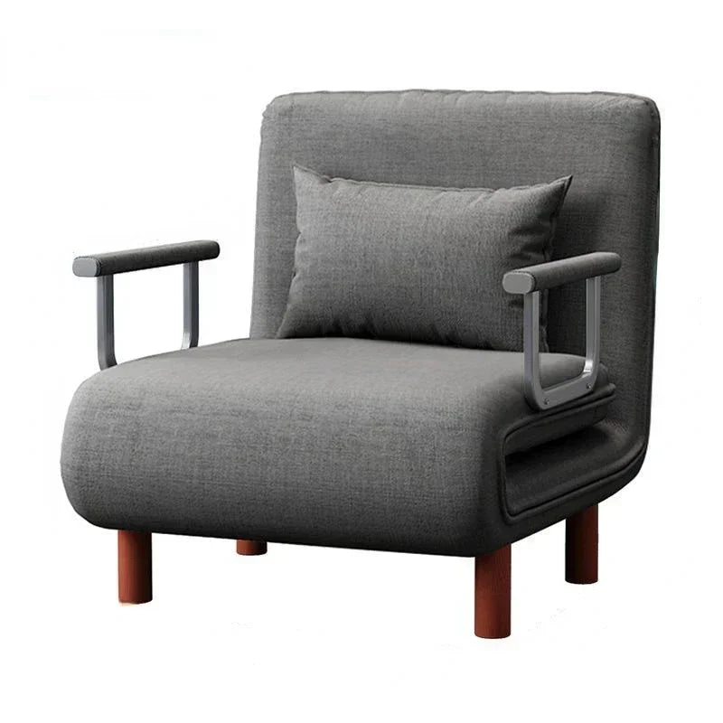 Fauteuil de lecture pliant Gris-1