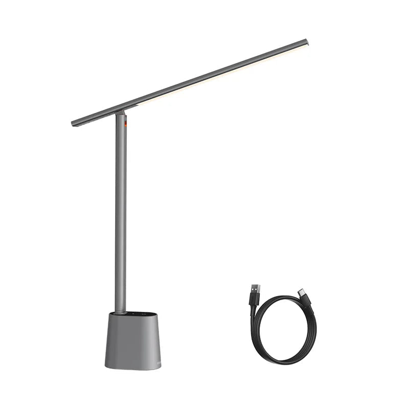 Lampe de lecture forme canne à pêche grise