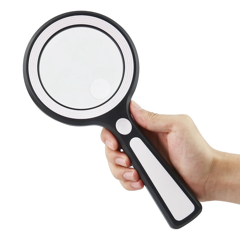 Loupe de lecture rechargeable noire-1