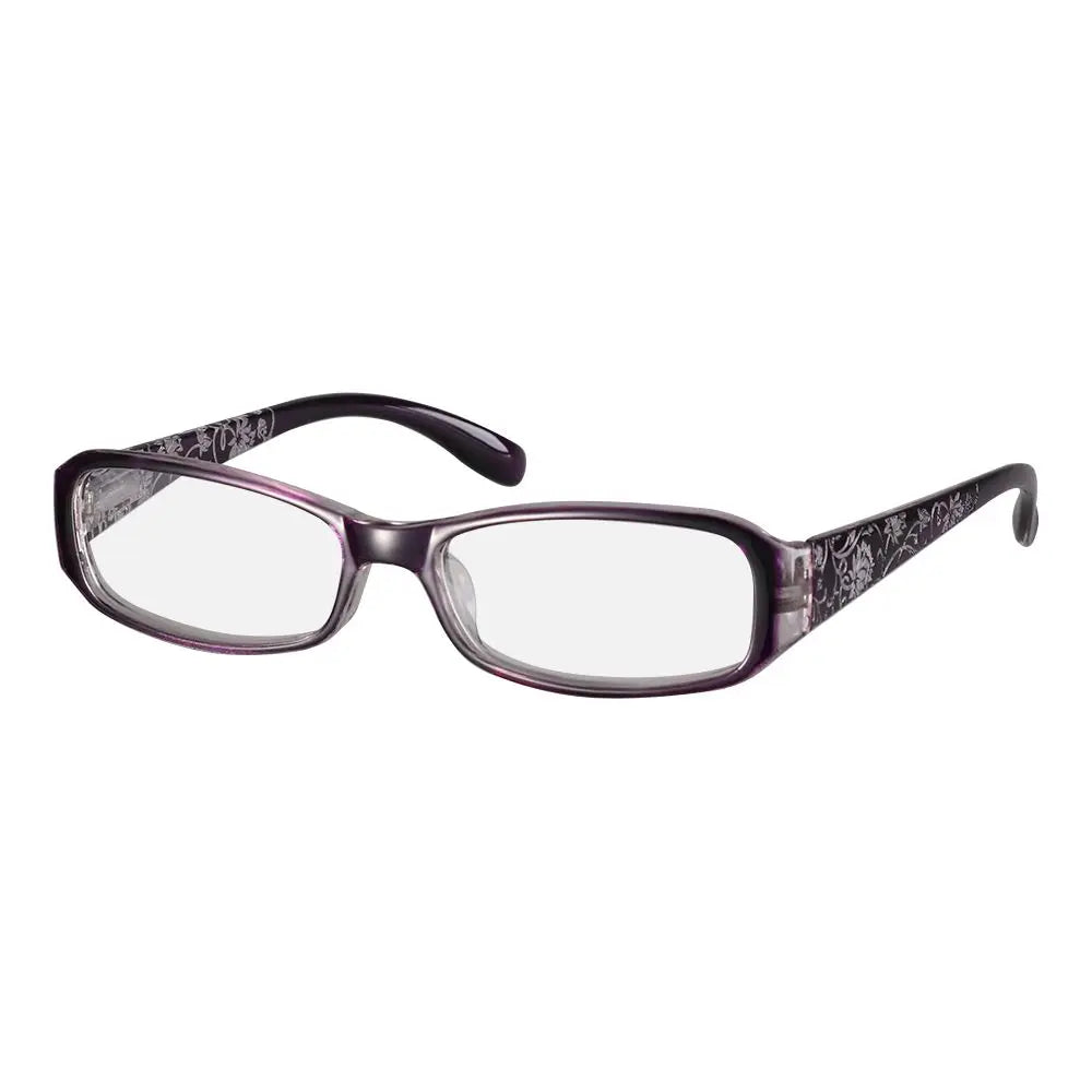 Lunettes de lecture pourpres foncées pour femmes-1