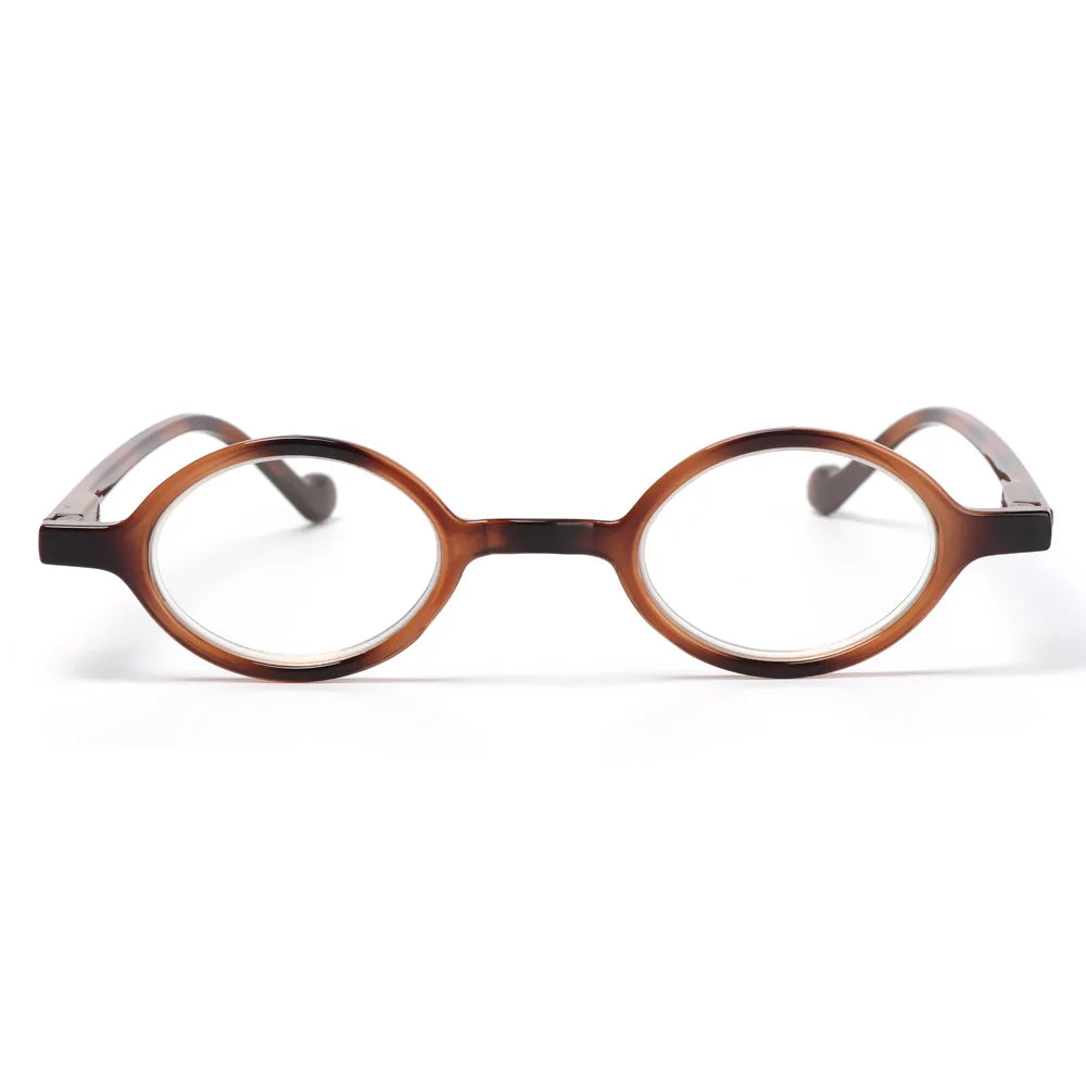 Lunettes de lecture vintage Léopard monture ovale-1